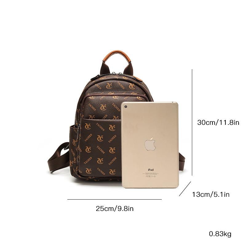 Product Introduction of Women's Backpack 2024 New Fashion Backpack High-end Women's Bag Korean Style Trendy Travel Casual Versatile Bag 4