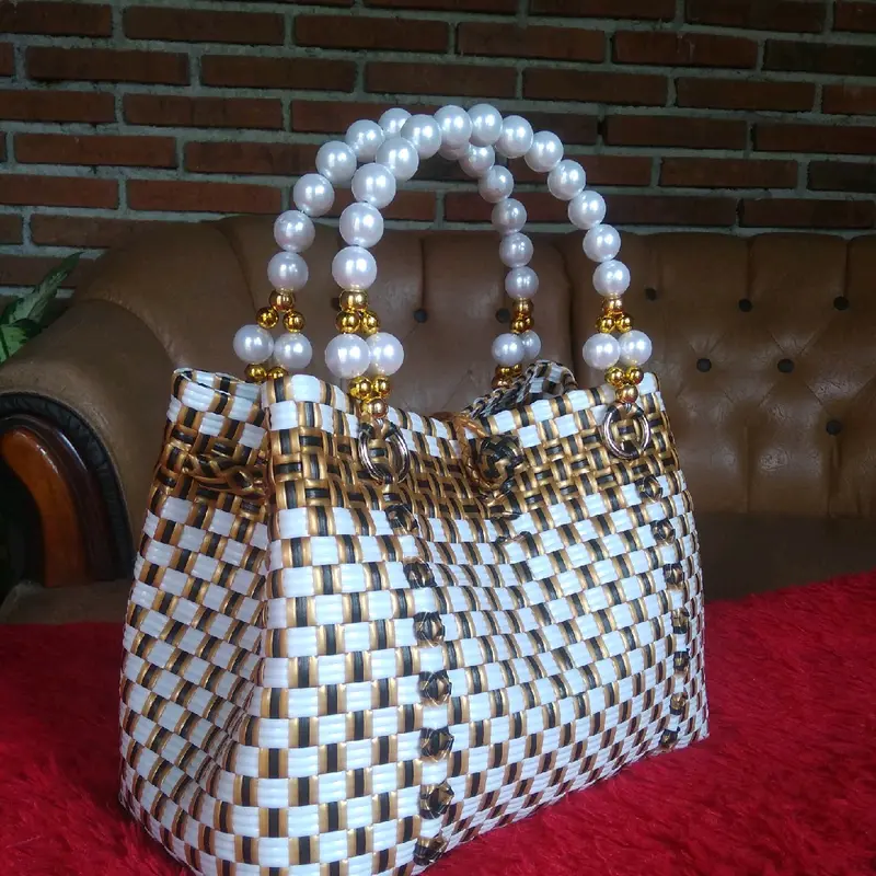 tas pesta anyaman jali gagang mutiara Setrip Setrip Wanita 3
