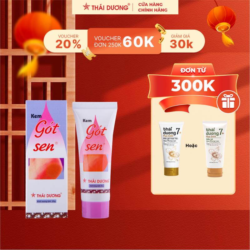 Kem Gót sen (Hộp 1 tube x 20g) - Dưỡng ẩm