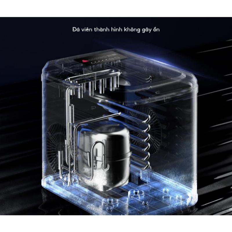 Product Introduction of [Giao hàng miễn phí] Máy làm đá mini 5 phút cho gia đình, làm sạch máy làm đá siêu nhanh, an toàn 4