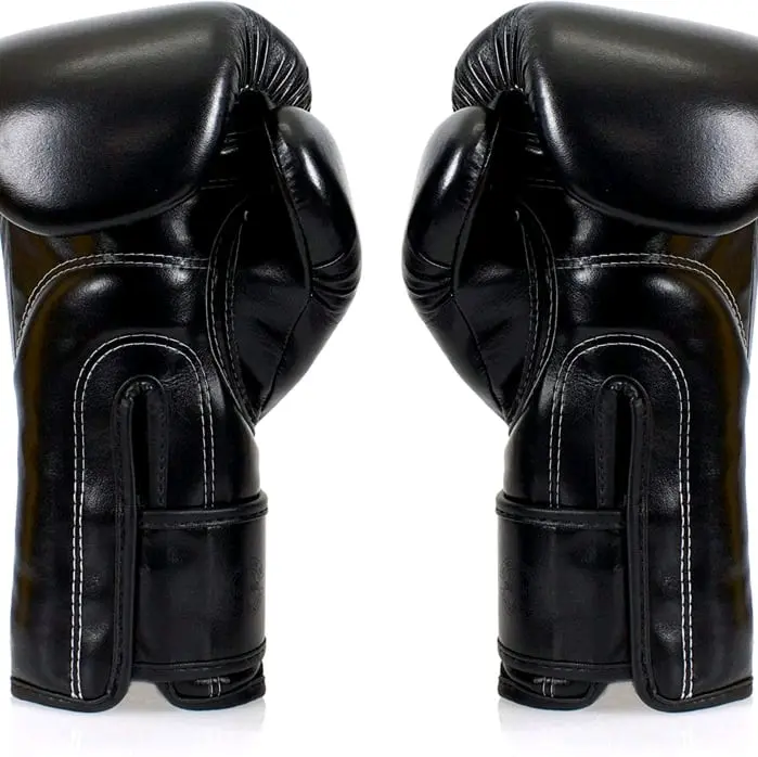 Sarung Tinju / Boxing Gloves / Glove Muaythai Fairtex BGV14 Solid Black 2