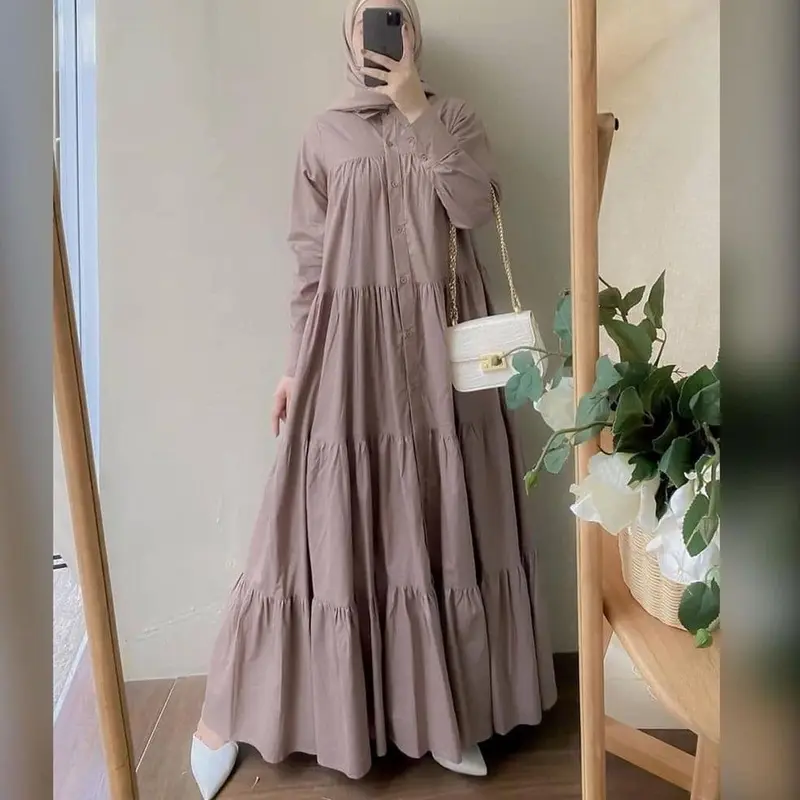 ASYILA MAXY DRESS WANITA BAHAN RAYON TERBARU NYAMAN DIGUNAKAN BUSUI FRIENDLY 0