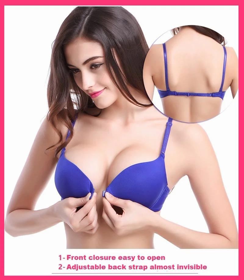 Product Introduction of Áo Ngực Nâng Ngực, Dành Cho Phụ Nữ, Khóa Trước, Cúp A B C, Đồ Lót Gợi Cảm, Đồ Lót Áo Ngực, Dây Đeo Có Thể Điều Chỉnh Áo Ngực 4