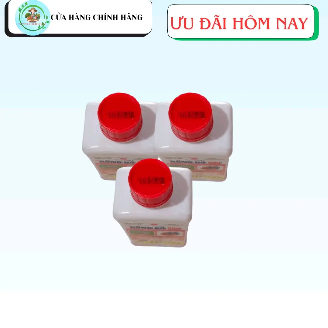 Combo 3 RỒNG ĐỎ 500 450ml - Chai nhựa thân trắng nắp đỏ, kèm nắp đóng, dùng để chứa chắc lỏng