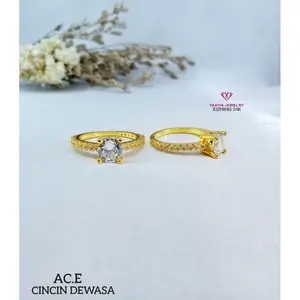 cincin mata zicron lapis emas anti karat anti luntur