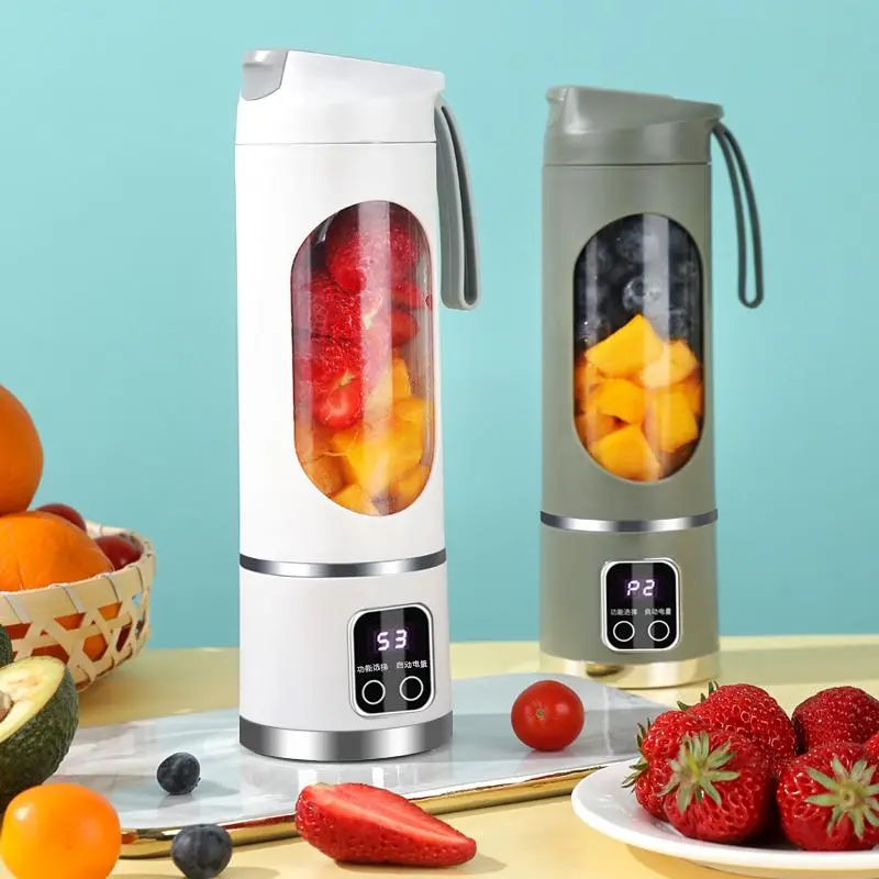 Portable USB Rechargeable Mini Blender & Juicer, Fruit & Vegetable Juicer, Easy To Clean, Suitable for Sports Exercise and Fitness, Household Appliances, Juice Blender