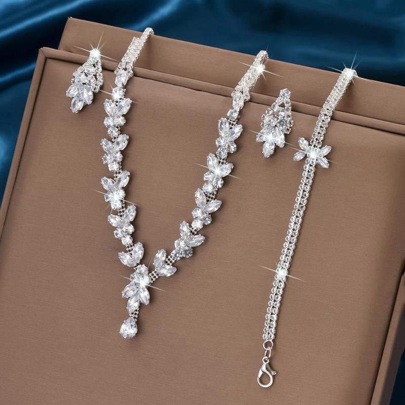 (MUA 1 TẶNG 1) Mua 1 vòng cổ bling Fiona tặng 1 bông tai đi tiệc + 1 lắc tay sang trọng Mino accessory  Nữ Dây Chuyền Jewelry Women ms00l