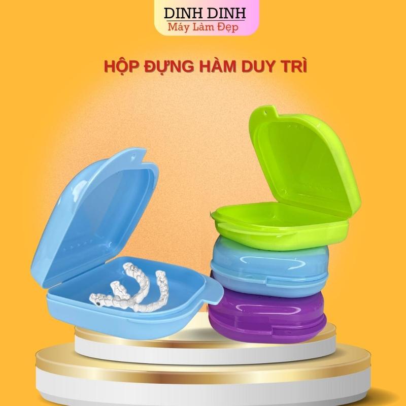 Hộp Đựng Hàm Duy Trì, Hộp Đựng Niềng Răng Trong Suốt, Máng Niềng Duy Trì Chỉnh Nha Invisalign - Dinh Dinh