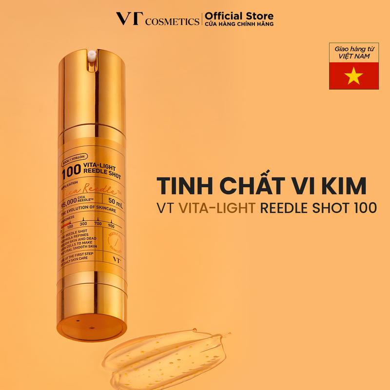 VT Cosmetics Tinh chất vi kim VT VITA-LIGHT REEDLE SHOT 100 - giúp dưỡng sáng da