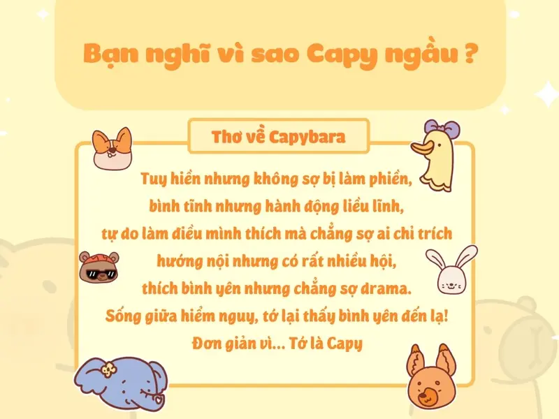 Sách Tô Màu Chữa Lành - Capy Và Những Người Bạn - MEGA - Newshop 6