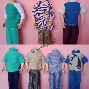 Baju Berbi ken isi 6pcs(random)