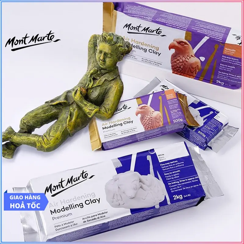 Đất Sét Tự Khô Mont Marte Premium - Nâu