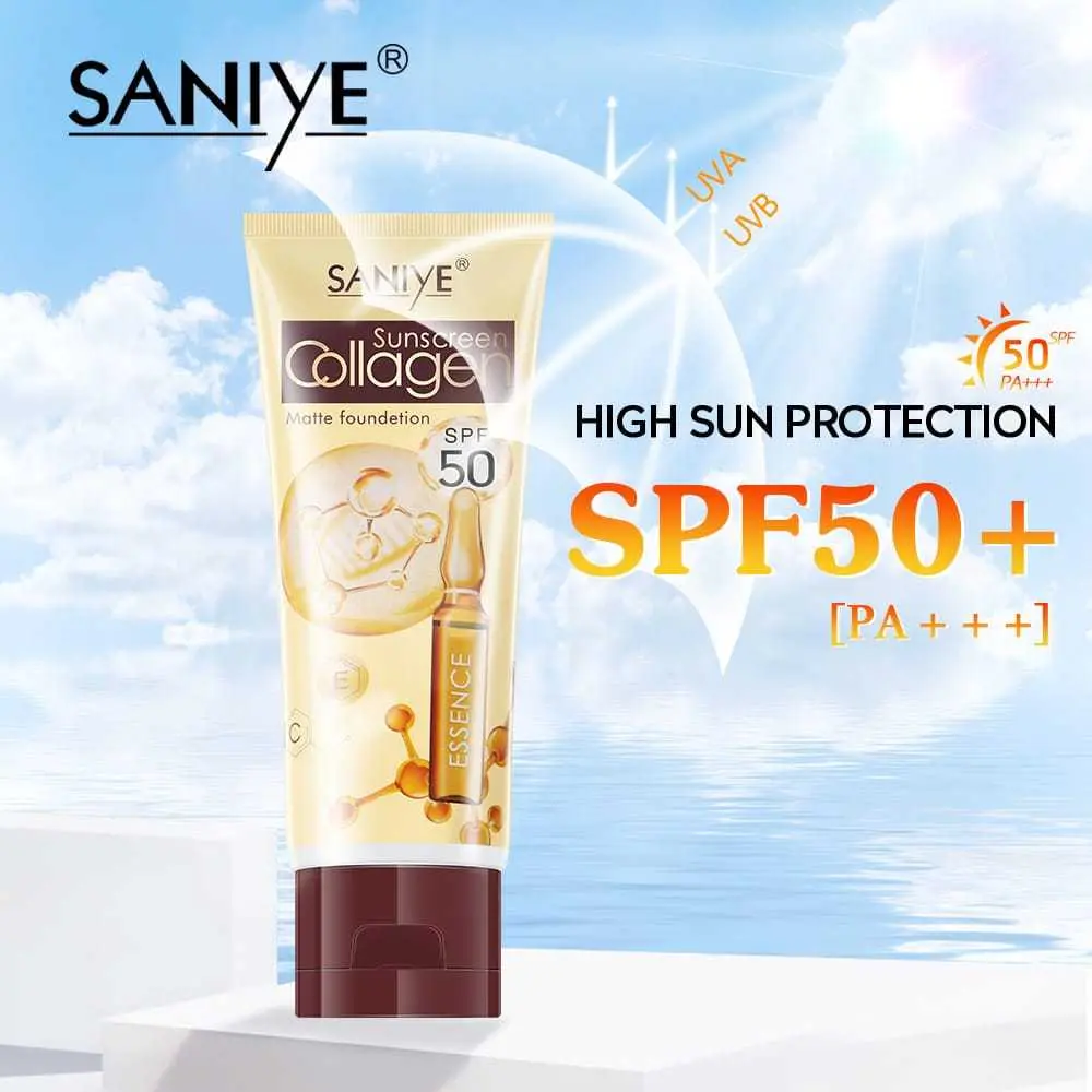 SANIYE Sunscreen Cream Sunblock Pemutih Pelembab 65 ML / SPF 50 Memutihkan Mencerahkan