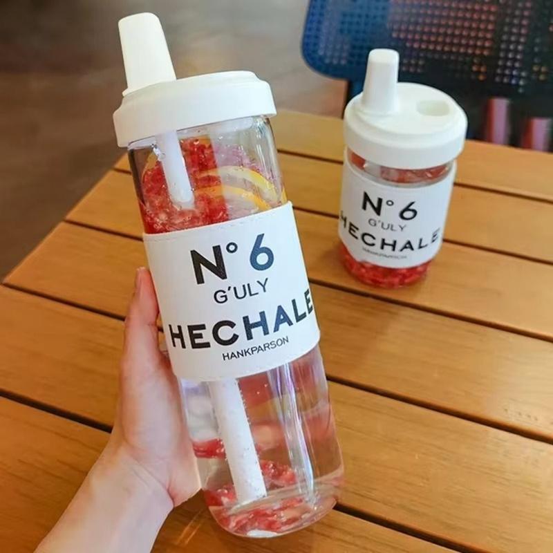 Product Introduction of inminox Drinkware Plastic Straw Cup Large Capacity Transparent Water Bottle Plastic Kettle Juice Milk 16