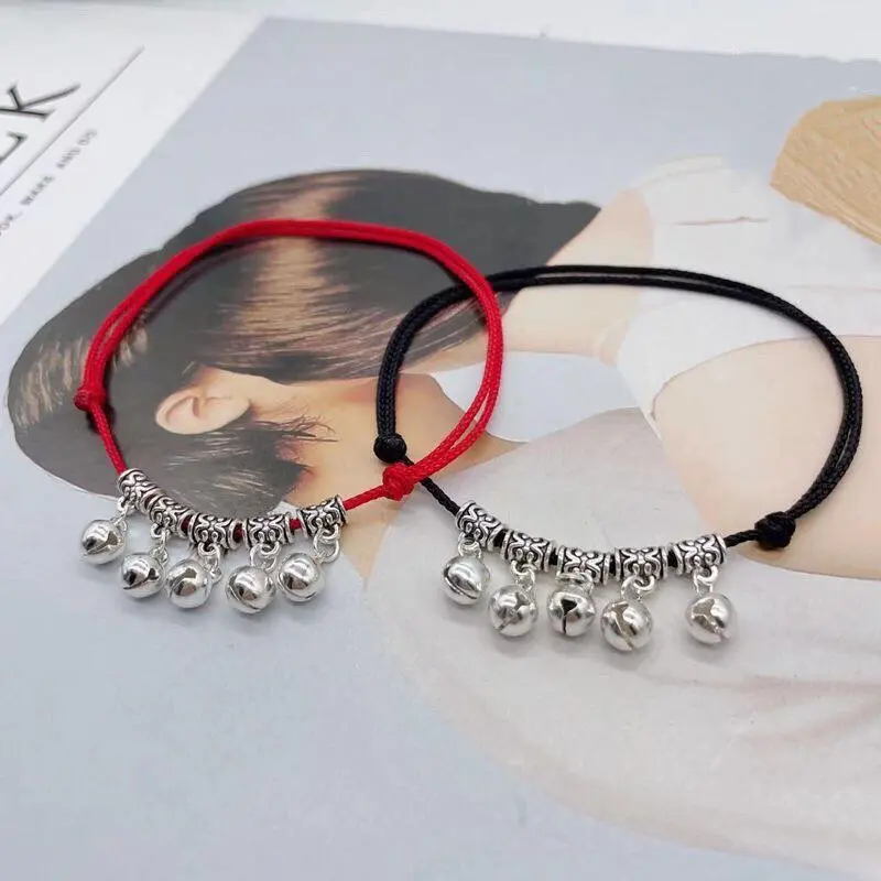 Dây Chuyền Chuông Nước Màu Đỏ, Thiết Kế Độc Đáo Ins Nữ, Dây Chân Dệt Âm Thanh Khiêu Vũ, Thích Hợp Cho Năm 2024, Hàng Mới Về Women Chain