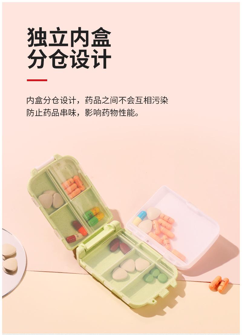 Product Introduction of Pill Box 3 Layers 8 Grids Medicine Organizer Storage Box Portable Travel Pill Case Drug Dispenser Container 7
