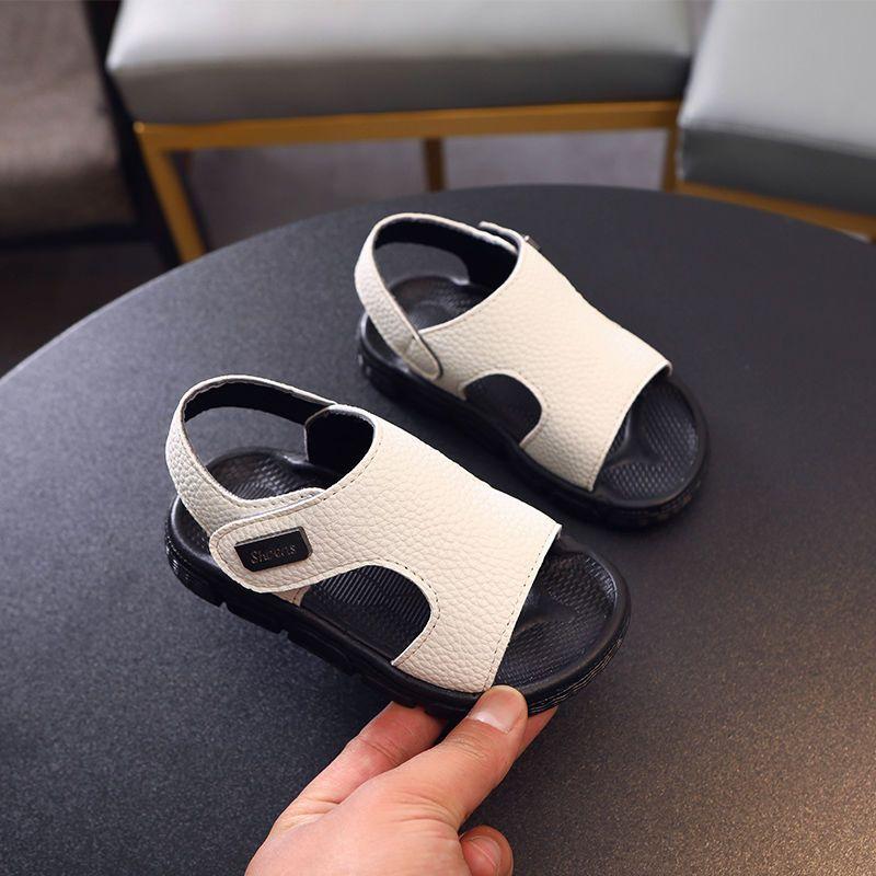 2025 Children's Sandals Boys Summer New Boys Children Anti-Kick Soft-Soled Baby Shoes Summer Beach Shoes 2