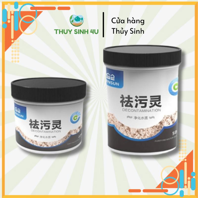 Vật liệu lọc Purigen Sunsun Decontamination khử độc tố và làm trong nước hồ cá
