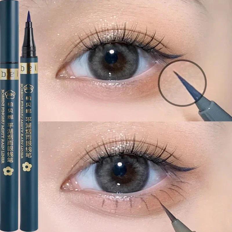 2 Colors Eyeliner Pencil Quick Dry Long-lasting Black Brown Eyeliner Pen Eye Makeup Makeup Tools 1