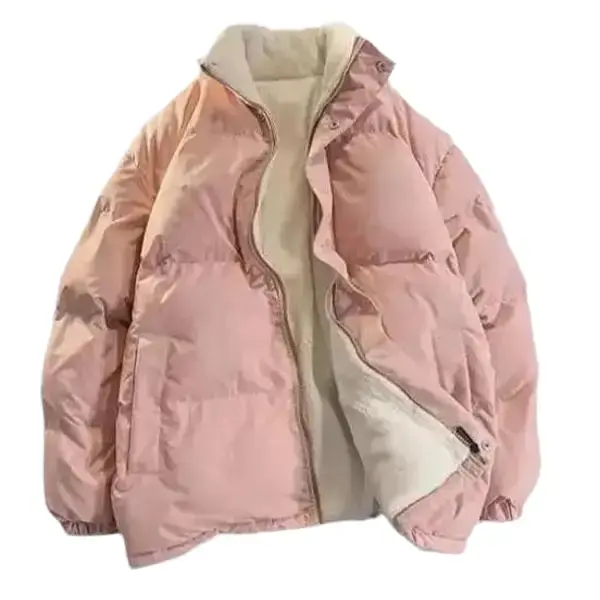 jaket wanita musim dingin tebal dan hangat/jaket Gelembung Casual winter bulu halus terbaru Blazer Casual Outer Atasan Musim dingin Panjang Cewek Baju Kerja Parka Dewasa Katun Formal Formal 0