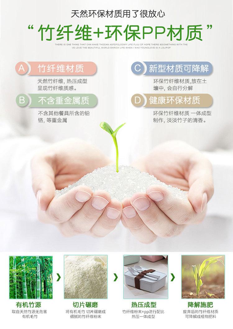 Product Introduction of Microwaveable Lunch Box Bamboo Fiber High-End Sealed Square Plastic Wheat Straw Lunch Box with Compartments No Odor Mixing 2