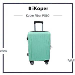 [iKoper] Koper 20 Inch Polo koper Size Koper Fiber Murah Koper cabin 4 Roda 360 Rotasi Kabin