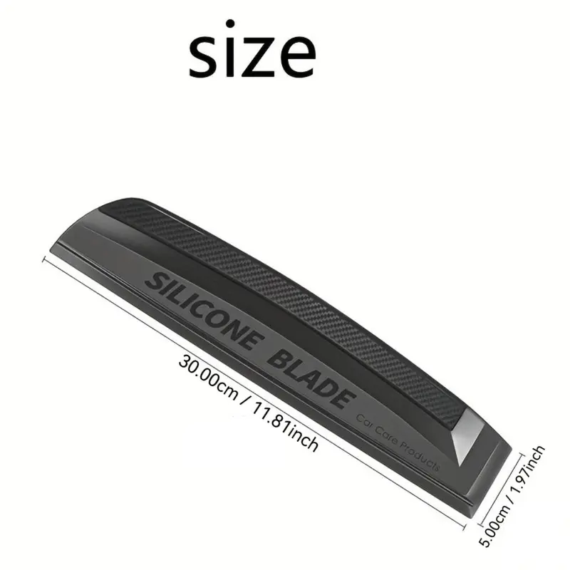 Soft Silicone Car Wrap Tool, Water Window Wiper Drying Blade, Clean Scraping Film Scraper, Car Wash Accessories 1