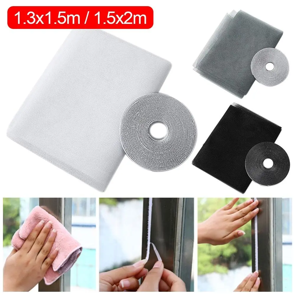 Home Camping Removable Mosquito Anti-Insect Fly Self-adhesive Mosquito Netting Screen Curtain Window Nets Window Mesh Net