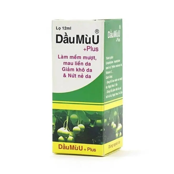 Dầu Mù U Giúp Gỡ Keo Dán Ngực, Dưỡng Da, Mau Lành Vết Thương, Liền Sẹo(12ml)