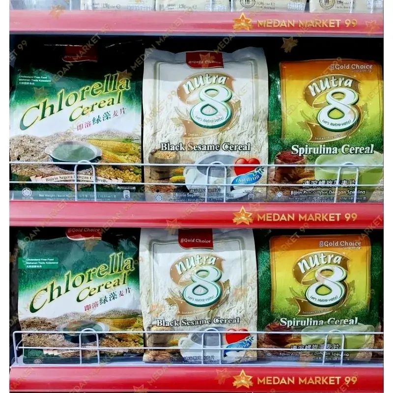GOLD CHOICE CEREAL ALL VARIAN/CHLORELLA/BLACK SESAME/SPIRULINA/CEREAL | GOLDCHOICE | SEREAL | CEREAL | SARAPAN | OAT | GOLDCHOICE