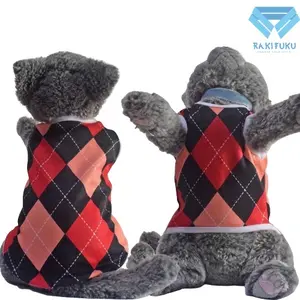 Baju Kucing Lucu Murah Motif Model Sweater Merah Cowo Cewe Jantan Betina Aksesoris Hewan Kecil