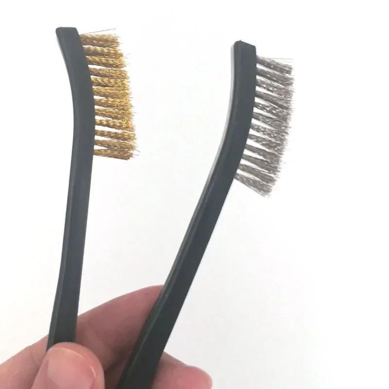 Product Introduction of Car Cleaning Brush Set, 7 Counts/set Counts Double-ended Car Interior Cleaning Brush & Counts Pick Needles, Professional Car Cleaning Tool Kit 6