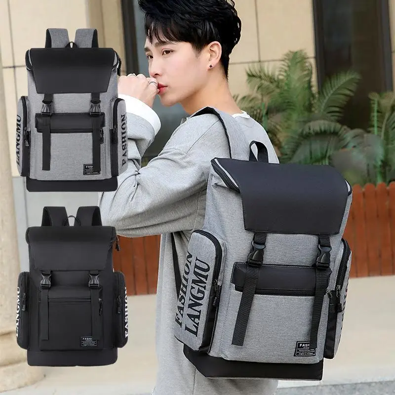 Balo, ba lô thời trang hàn quốc cao cấp cỡ lớn đựng laptop đựng đồ du lịch đa năng 1