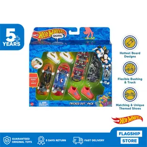 [TRENDING] Hot Wheels Skate Tony Hawk Tricked Out Pack - Mainan Fingerboard