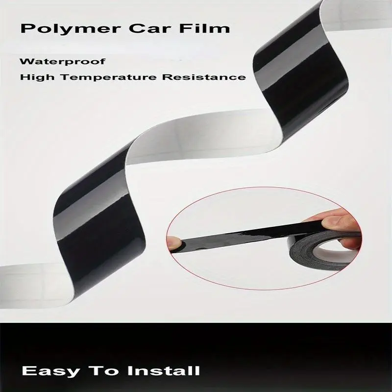 Car Window Tint Film, 1pc Car Window Tint Roll, Car Exterior Accessories, Universal Car Sticker, Car Threshold Strip Sticker, Central Post Sticker, Automotive, Vehicle, Length Adjustable Tint Film 6