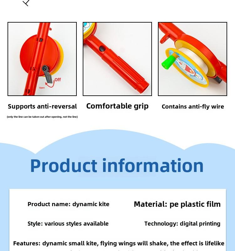 Product Introduction of Diều Hoạt Hình Móc Động, Đồ Chơi Trẻ Em Bé Trai, Thiết Kế Siêu Nhân, Mô Phỏng 5