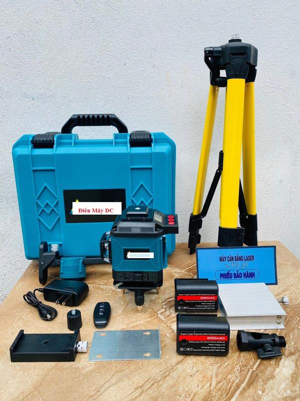 Máy cân mực Laser MAKITA 12 tia xanh cao cấp có đèn báo pin, đế xoay 360-Bảo hành 12 tháng 2