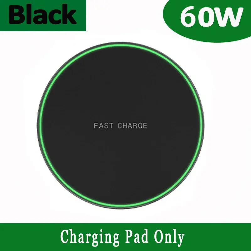 60W PowerHUB wireless charger: fast charging dock for iPhone 13, 12, 11 series-Universal Qi charger for Samsung, Xiaomi, Huawei Magnetic Metal