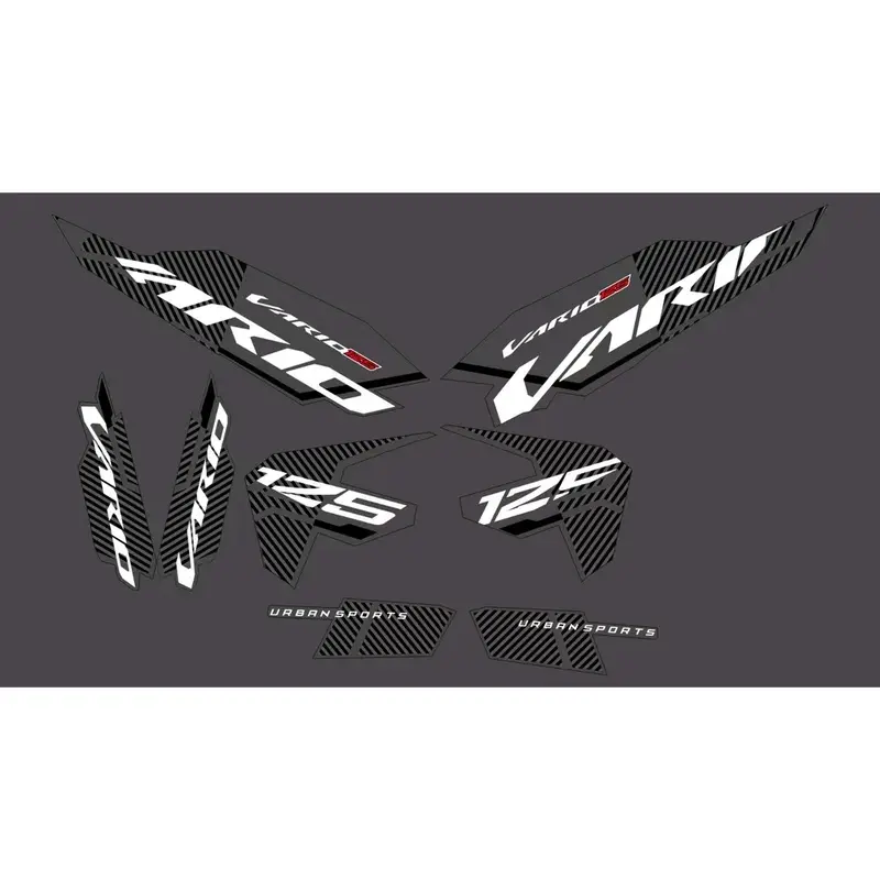 striping transparan vario new 2023 custom motif malaysia Motorcycle 3