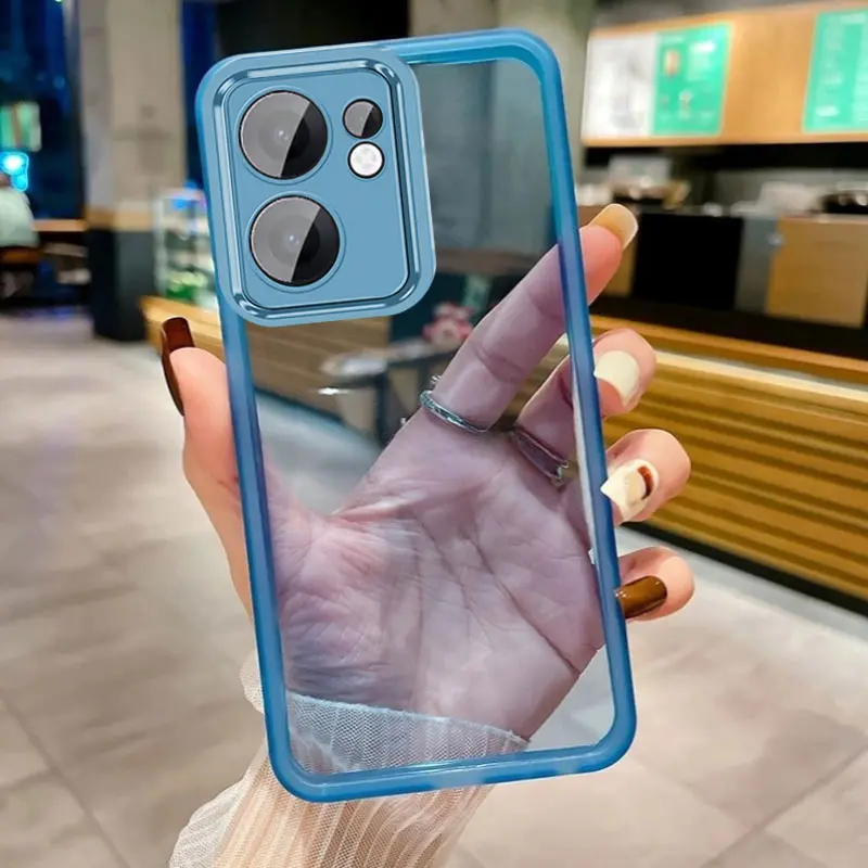 Ốp Điện Thoại, Dành Cho OPPO Reno 13 F Và Reno13F, Ốp Có Bảo Vệ Camera, Thời Trang, Ốp Mềm, Chống Sốc, Thích Hợp Cho Cặp Đôi, Ốp Bảo Vệ Ống Kính Máy Ảnh, Ốp Lưng Mạ Vuông, Tương Thích Với OppoReno13F 4G Và 5G