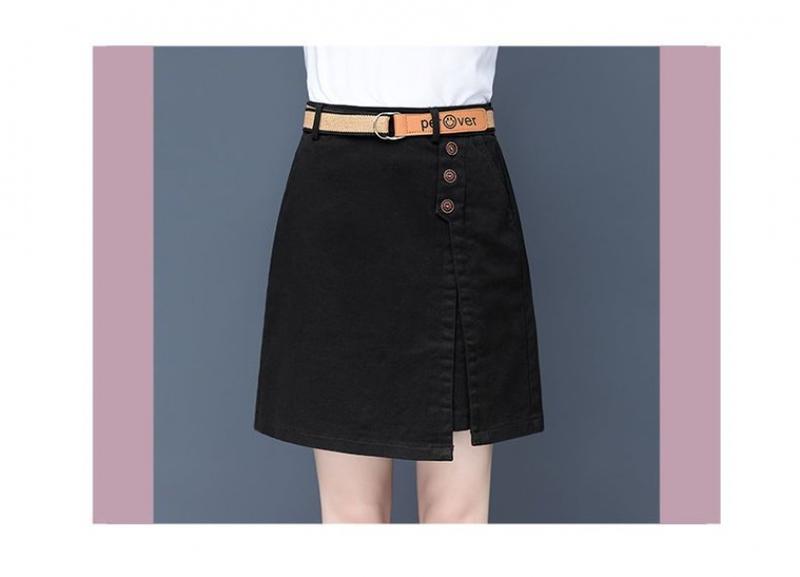 Product Introduction of Chân Váy Chữ A, Dành Cho Nữ, Phong Cách Thường Ngày Cạp Cao, Dáng Ôm, Chân Váy Bodycon Dễ Phối Đồ Lộ Thân, Thanh Lịch, Thời Trang, Hàng Mới Về Năm 2024 Women Khuy 14
