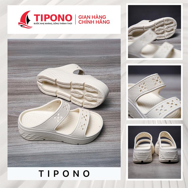   CHƯA KÈM CHARM  TIPONO Dép Nữ Êm Đế 6cm EVA Mềm Nhẹ LM84 - Dép Hai Quai Thời Trang & Thoải Mái - Size 33-39 