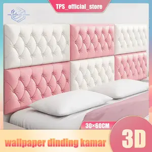 Wallpaper Foam 3D/ Sticker Dinding(30x60CM) / Headboard Bed / Home Decor / Wall Stiker Wallfoam Dinding 3D / Walpaper Foam Dekorasi Rumah