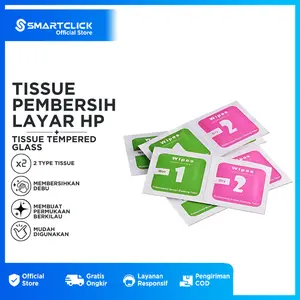 Tissue Pembersih Tempered Glass – Hilangkan Debu & Noda dengan Mudah