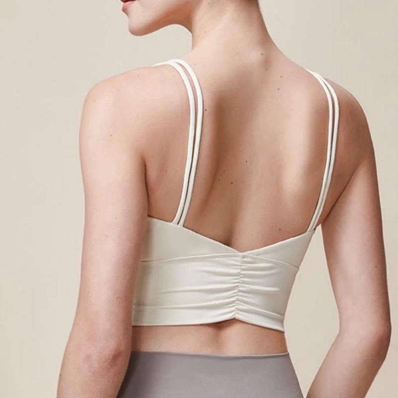 Áo Bra Mút Đúc - Áo 2 Dây Thể Thao Tập Gym, Yoga, Pickleball, chạy bộ Chất Lycra, Chất SilverClear Kháng Khuẩn Hàng QC Cao Cấp Tập Thể Dục TN Sportswear Tập Yoga Top áo nhún  thể thao (A10)