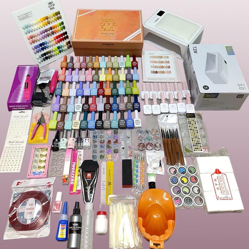 Set combo Nail Đầy đủ. Nguyên 1 set sơn 60 màu. Máy hơ T8. Nguyên 1 set sơn thạch 12 màu MINAYIN đầy đủ đẹp Nữ. Máy Hơ T8 Chính Hãng