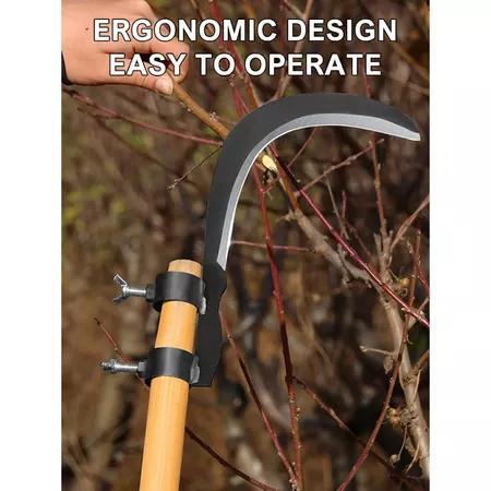 【COD】Sabit Pisau Multifungsi Adjustable: Untuk Pinang, Sawit, Rumput (Air) & Dahan Ranting, Memangkas, Penyiangan & Memetik Buah Tinggi – Alat Serbaguna Kebun & Pertanian