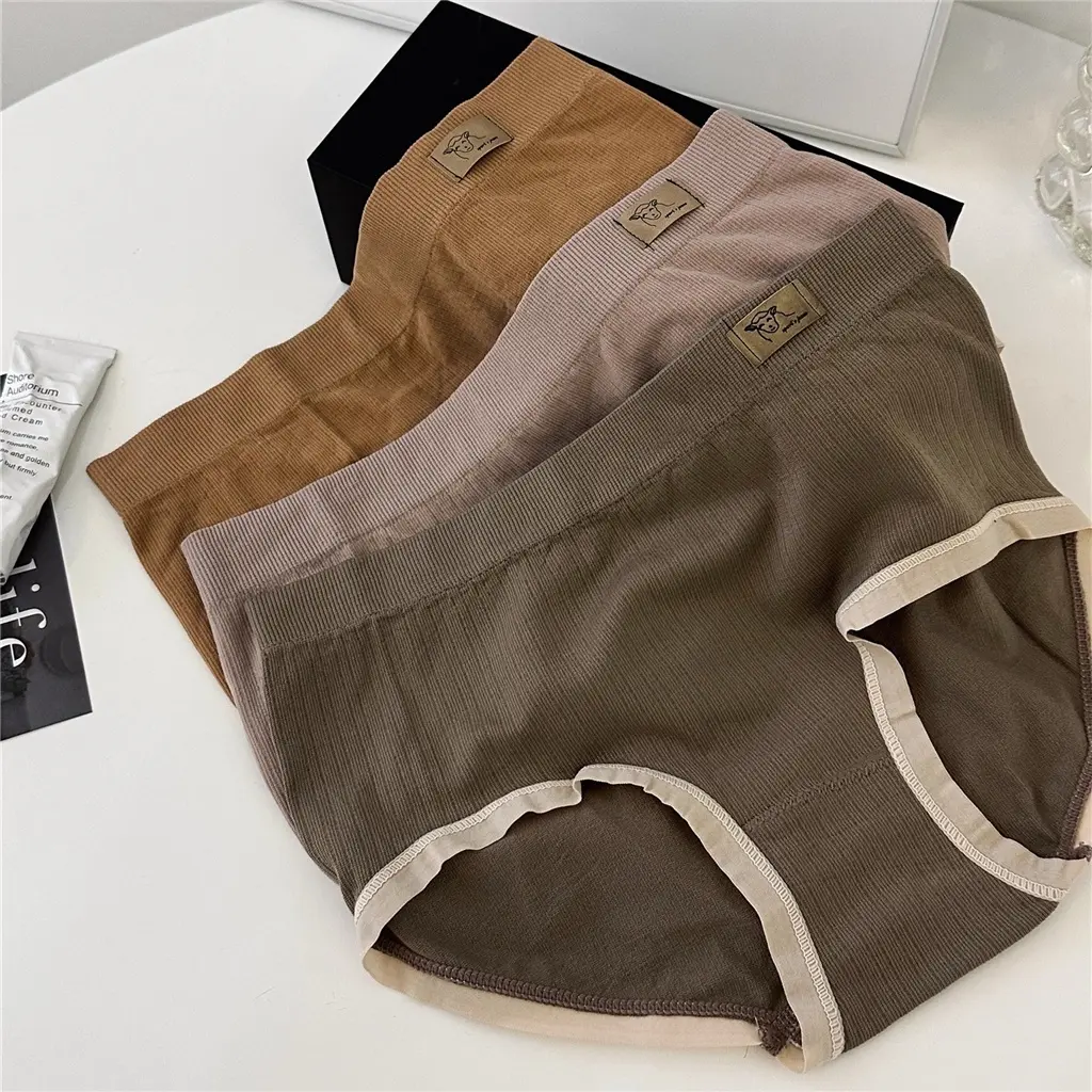 Antibacterial Seamless Girl Panties High elasticity Mid-Rise Women Panty Comfort Cotton Crotch Underpants Ladies Underwear Female Intimate Lingerie Briefs