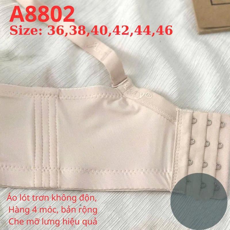 Áo Thái chính hãng cup C có gọng, đệm mỏng, bản 4 móc cài 3