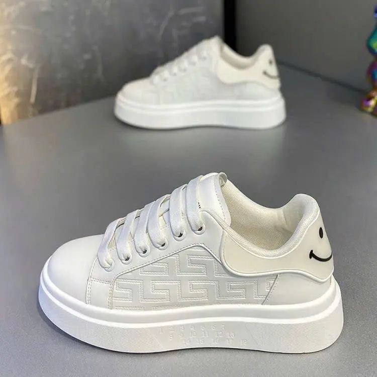 Giày Nam Màu Trắng - Giày Sneaker Kiểu Dáng Trẻ Trung LDW-303, Mẫu Mới Hot Trend 2025 Shoes Cao Su Đế Bằng không có khỏe mạnh 3